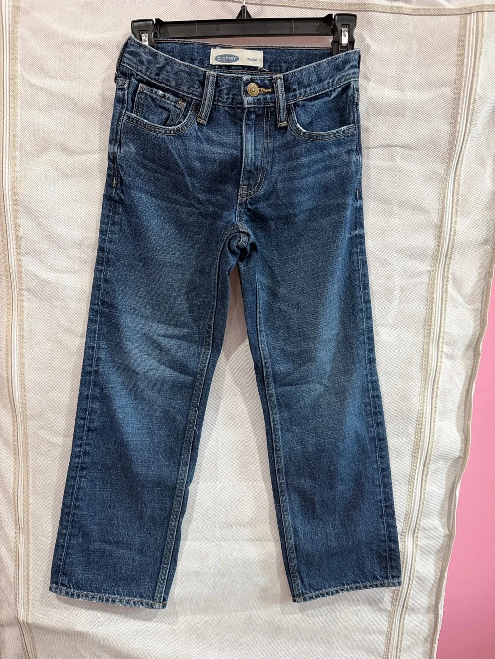 Old Navy Kids Straight-Leg Jeans in Dark Blue